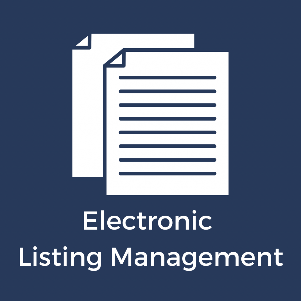 Electronic Listing Management